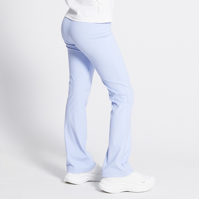 Flared training tights "Bounce" Light blue